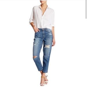 The Debbie Crop High Rise Boyfriend Jean